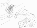 Engine, Frame & Wheel Assembly Diagram and Parts List for 34002 290000001-290999999 - 2009 Lawn Boy Snow Blower